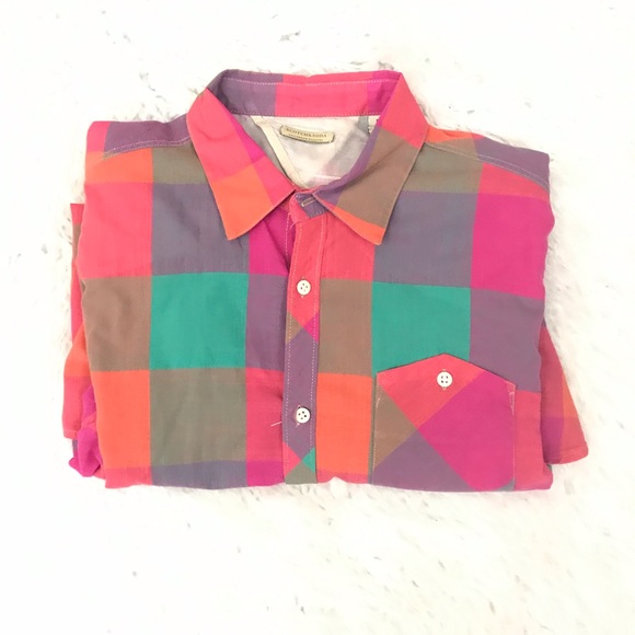 Scotch & Soda Other - Scotch and Soda multi color plaid shirt size L